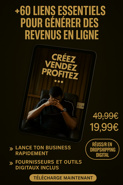 📈 Réussir en Dropshipping Digital