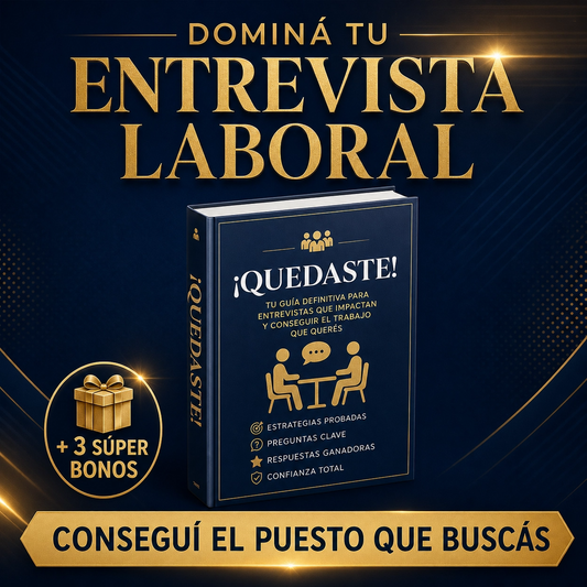 EBOOK "QUEDASTE" guia entrevista laboral